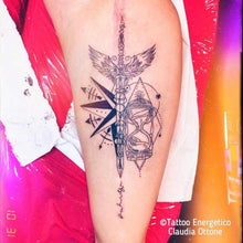 Carica l&#39;immagine nel visualizzatore di Gallery, DISEGNO TATTOO IN CANALIZZAZIONE
